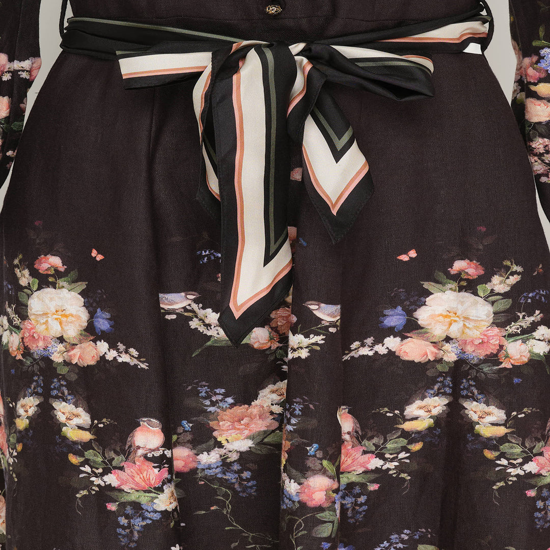 Valiant Button Midi Dress