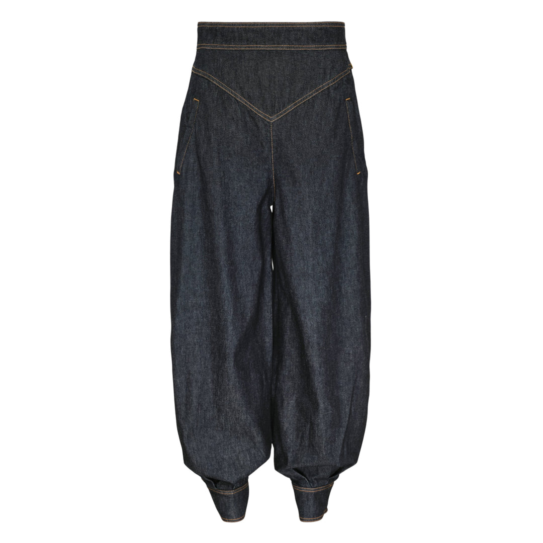 Denim Harem Pants