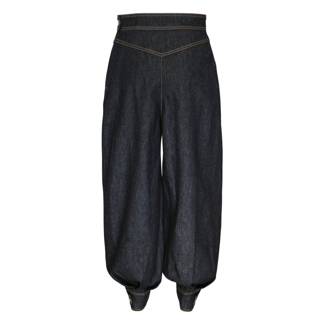 Denim Harem Pants