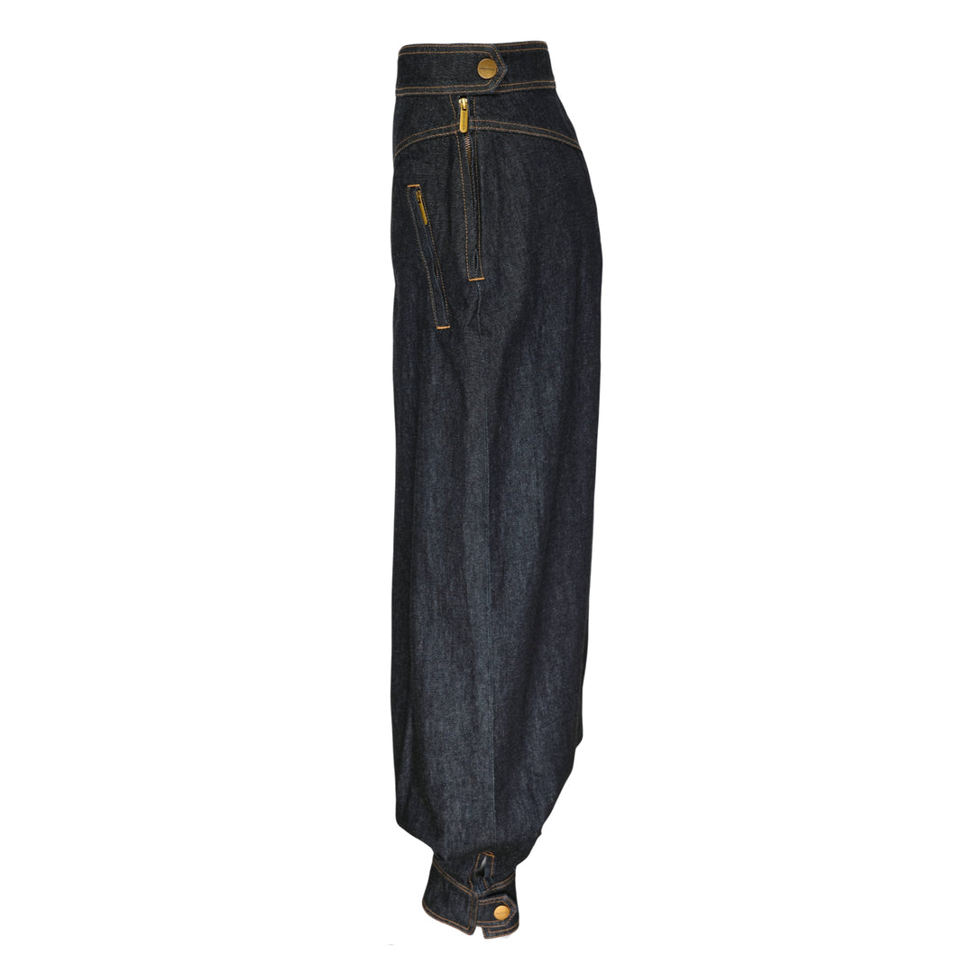 Denim Harem Pants