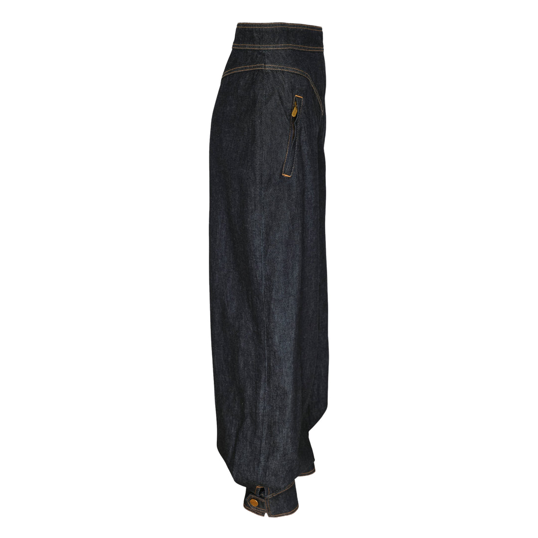 Denim Harem Pants