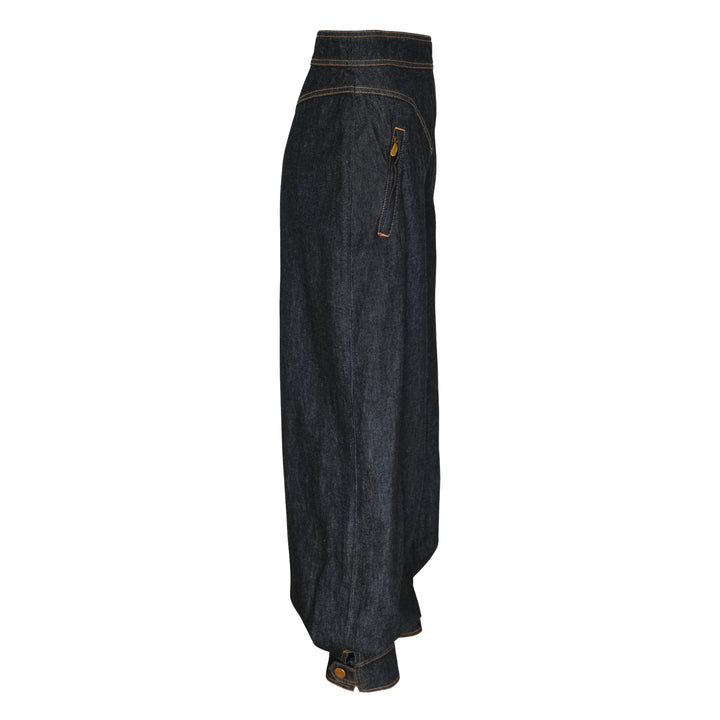 Denim Harem Pants