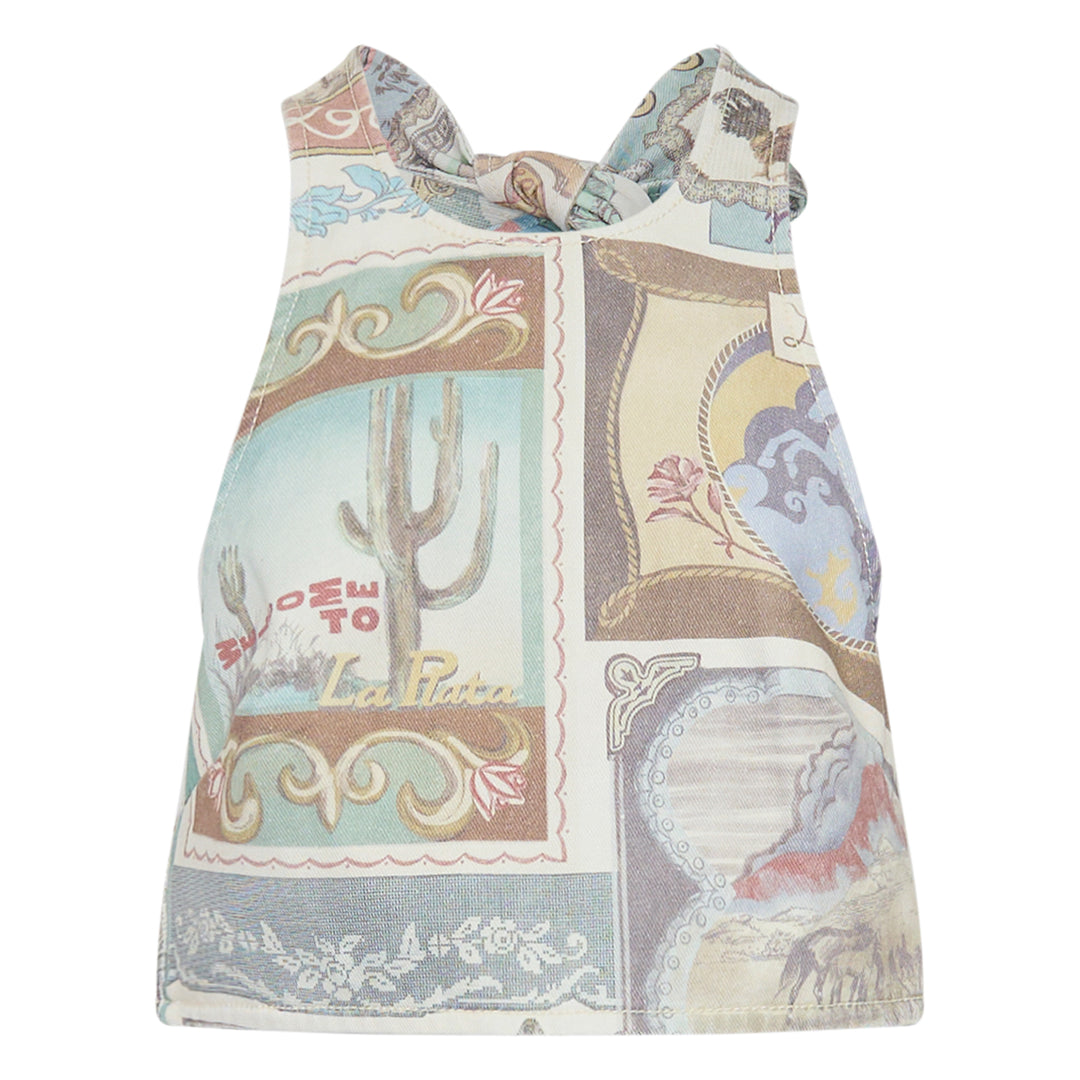 Andie Denim Halter Top