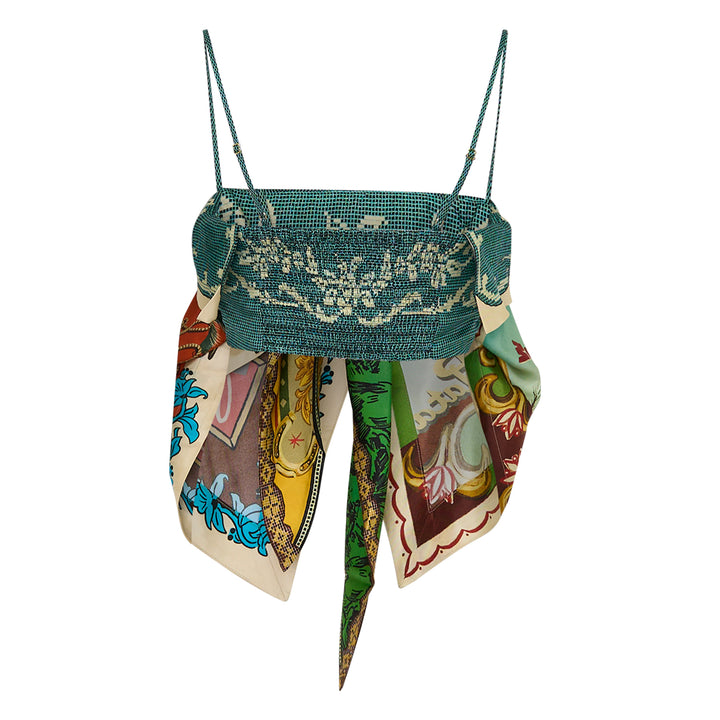 Ace Silk Scarf Top