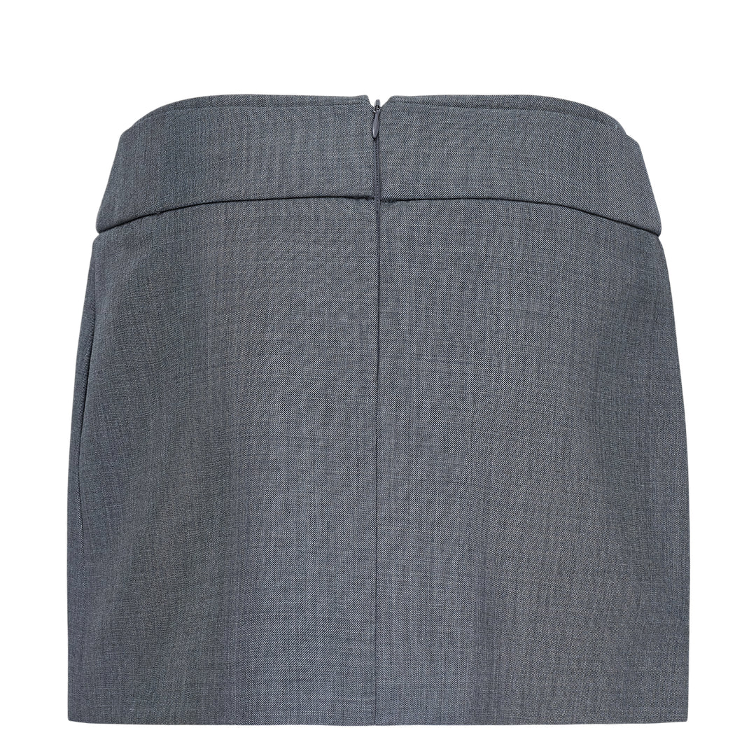 Bow Low-Waist Mini Skirt