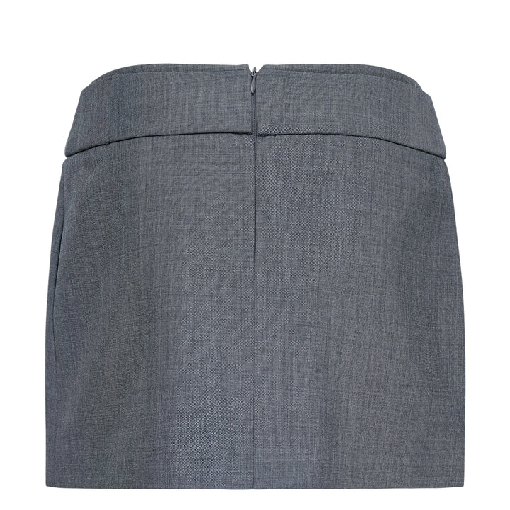 Bow Low-Waist Mini Skirt