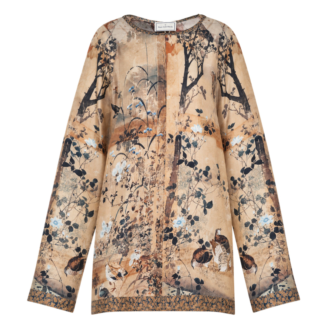 Floral Print Long Sleeve Shirt