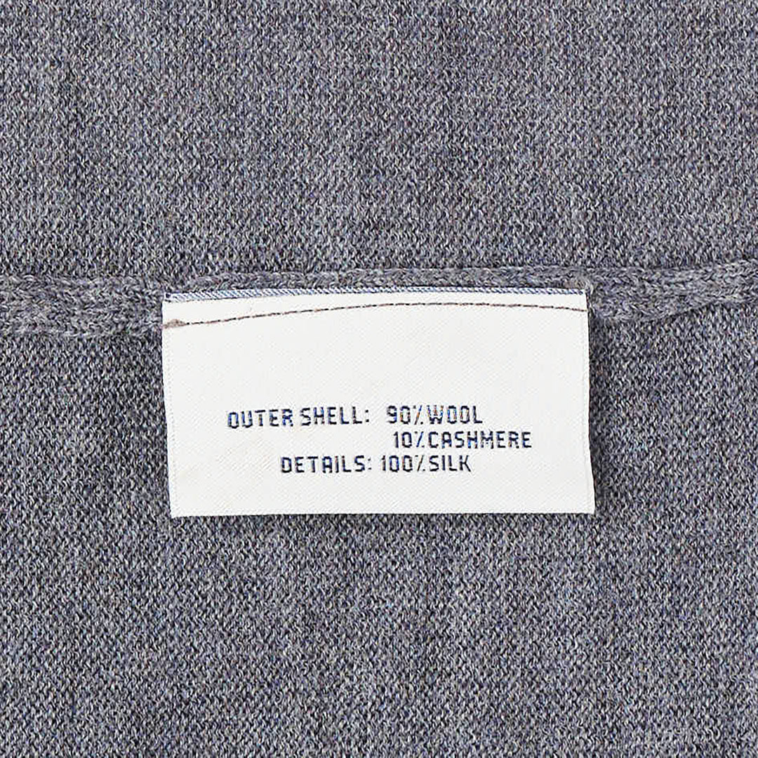 Floral Panel Wool Cardigan