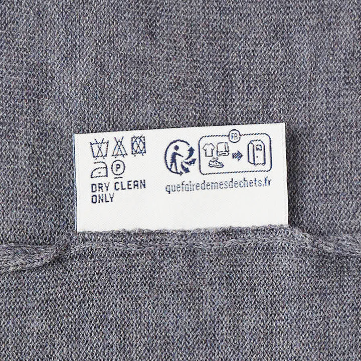 Floral Panel Wool Cardigan