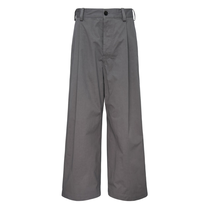 Single Pleat Wide Leg Pants
