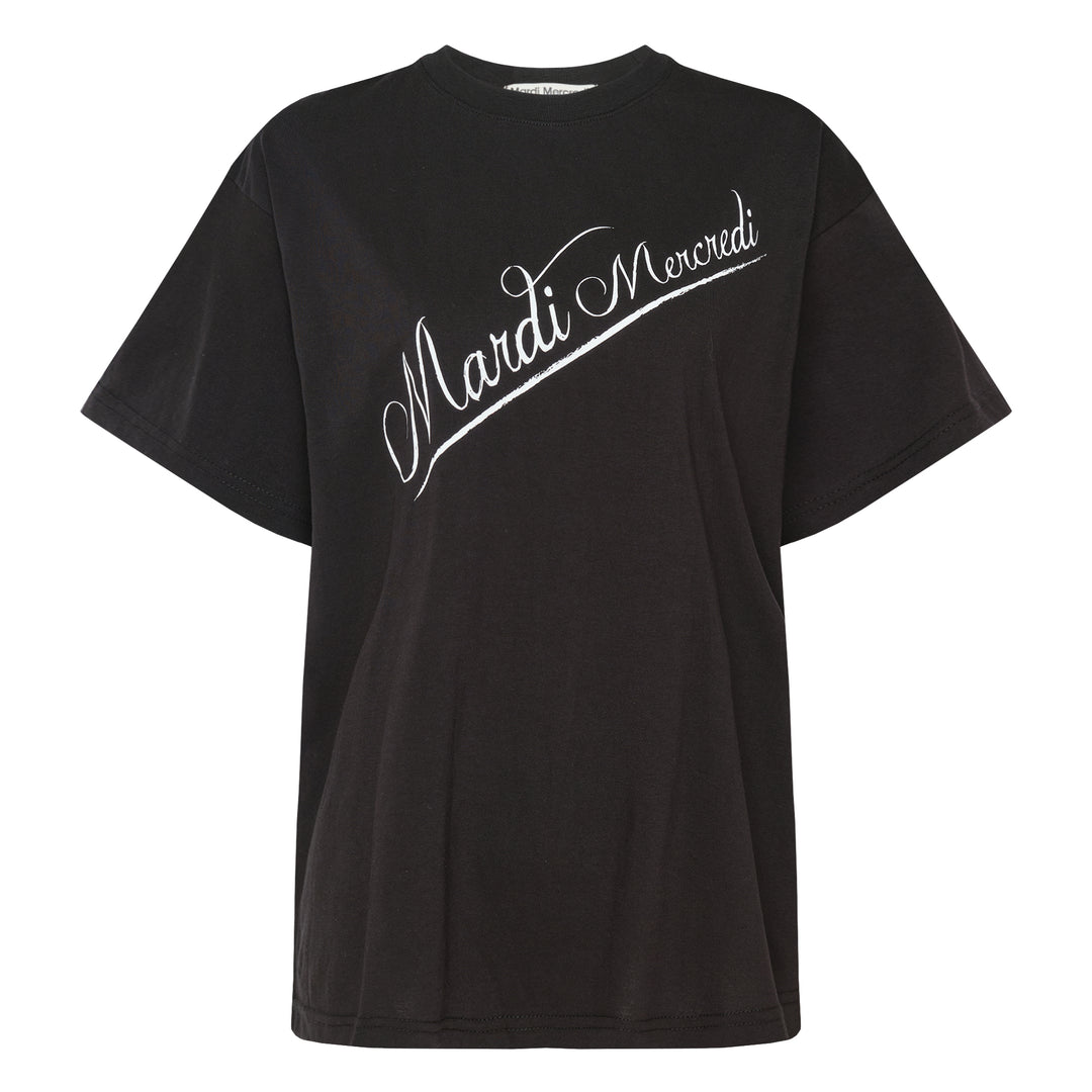 Script Logo Diagonal Tee