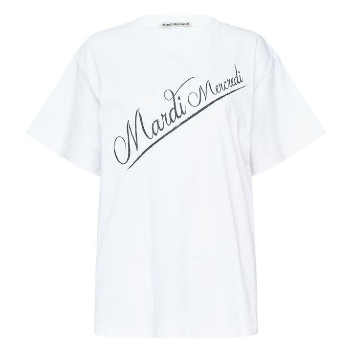 Script Logo Diagonal Tee