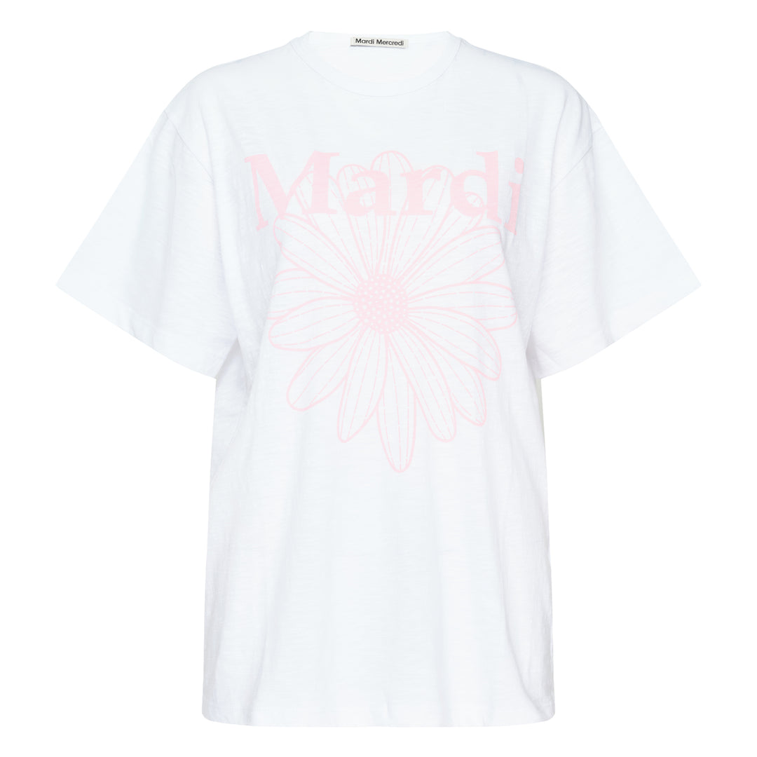 Flower Mardi Slub Cotton Tee