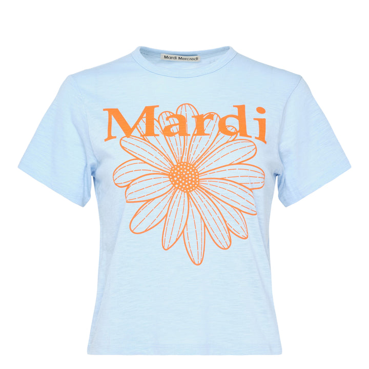 Flower Slim Slub Cotton Tee