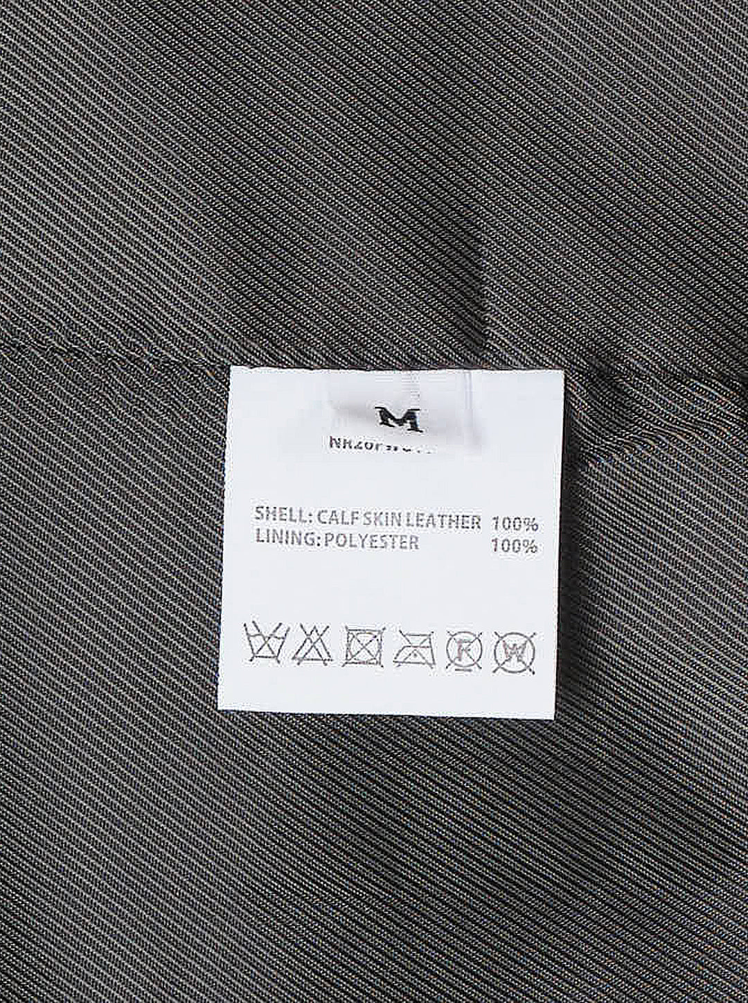 Musée RA oversized black leather bomber jacket with funnel collar, flap pockets and smocked elasticated hem, front view - view 3
