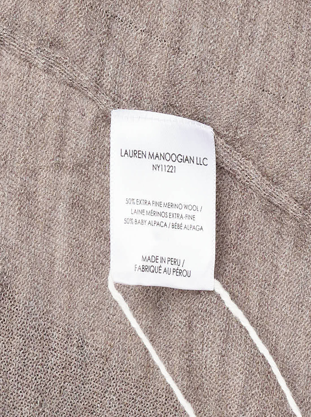 Lauren Manoogian Fine Low V-Neck Sweater - view 3