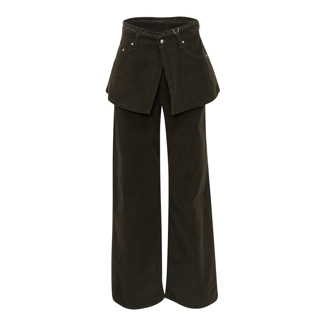Layered Corduroy Pants