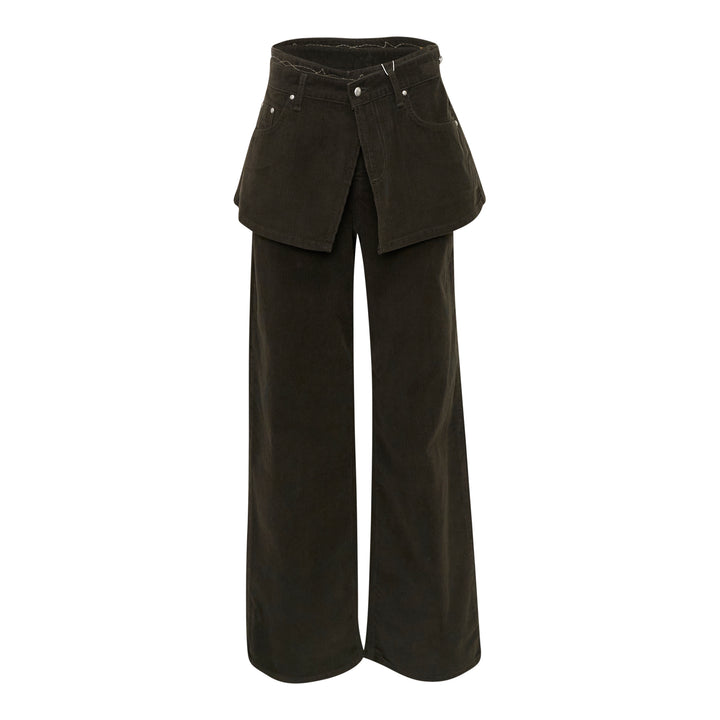 Layered Corduroy Pants