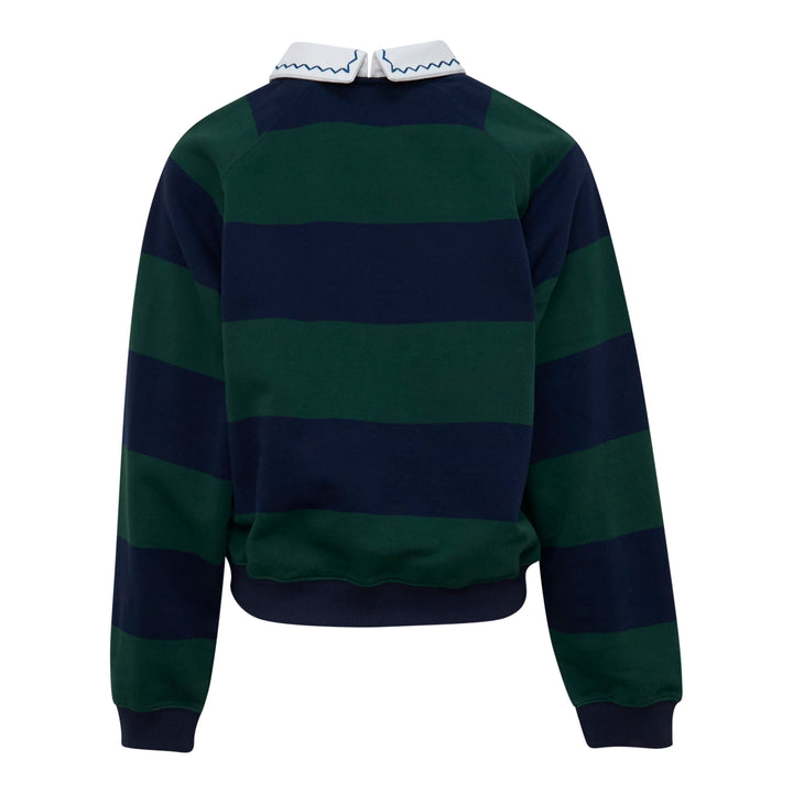 Embroidery Round Collar Sweatshirt