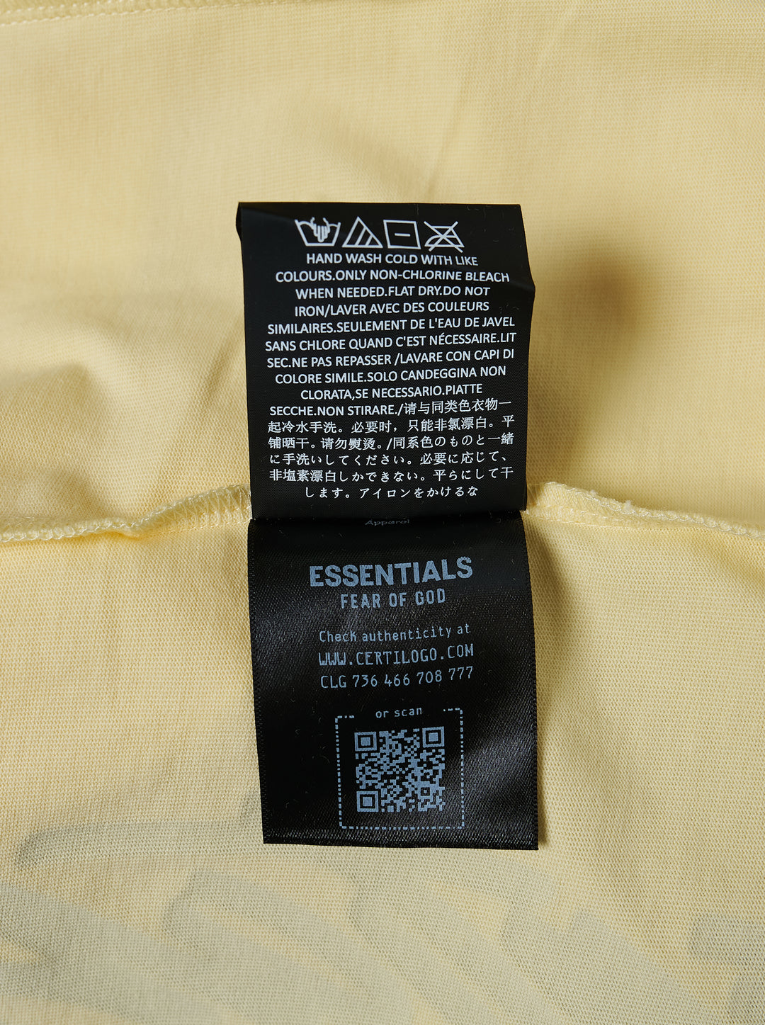 Fear of God ESSENTIALS Classic Double Layer Tee - view 3