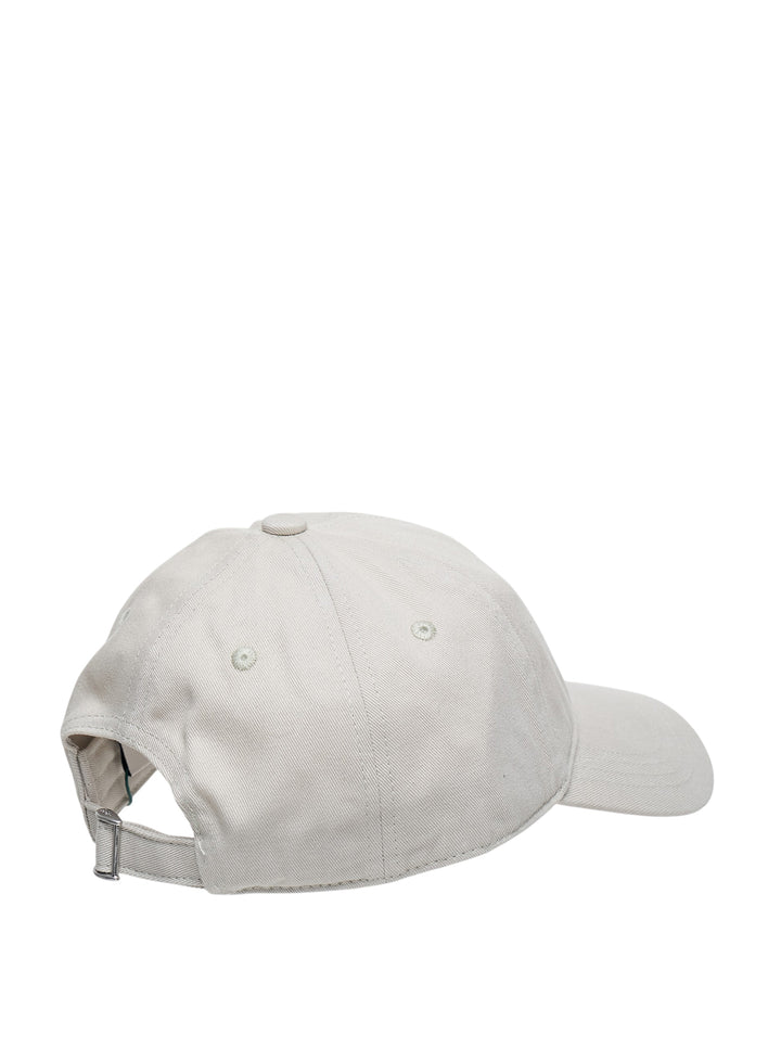 Drôle de Monsieur off-white structured baseball cap with 'Not From Paris Madame' navy embroidered slogan on the front panel - view 2