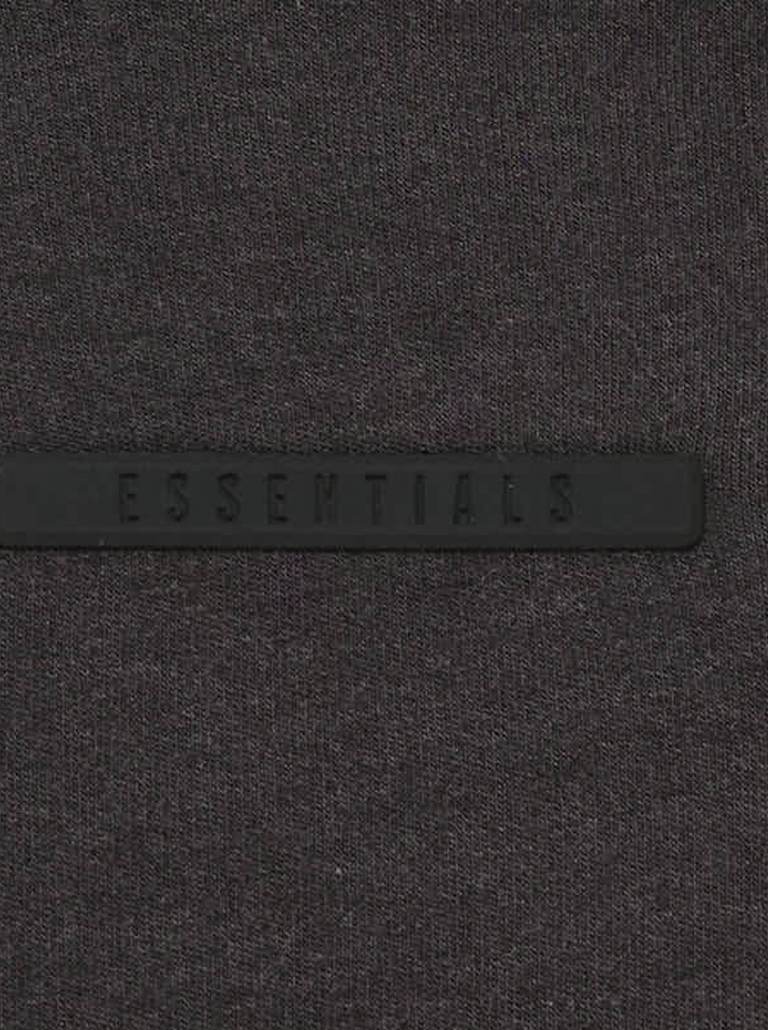 Fear of God ESSENTIALS women's black jersey shorts with elasticated waistband and tonal rubberised ESSENTIALS logo plaque - view 5