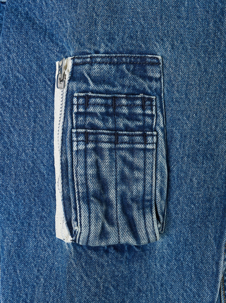 sacai Holiday Capsule Denim Blouson Jacket - view 3