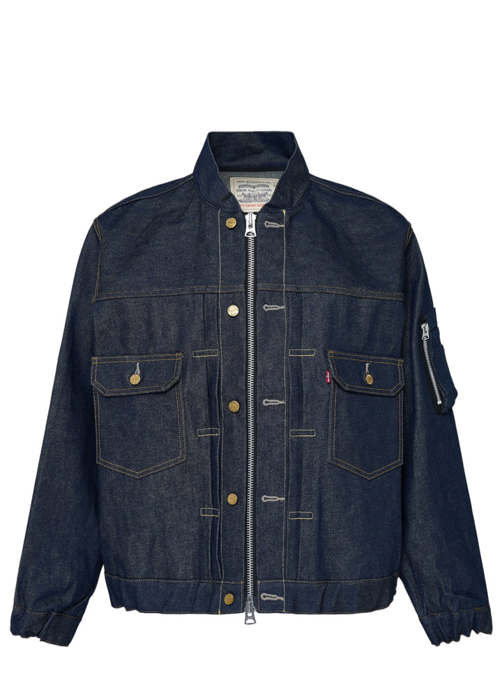 Denim Blouson Jacket