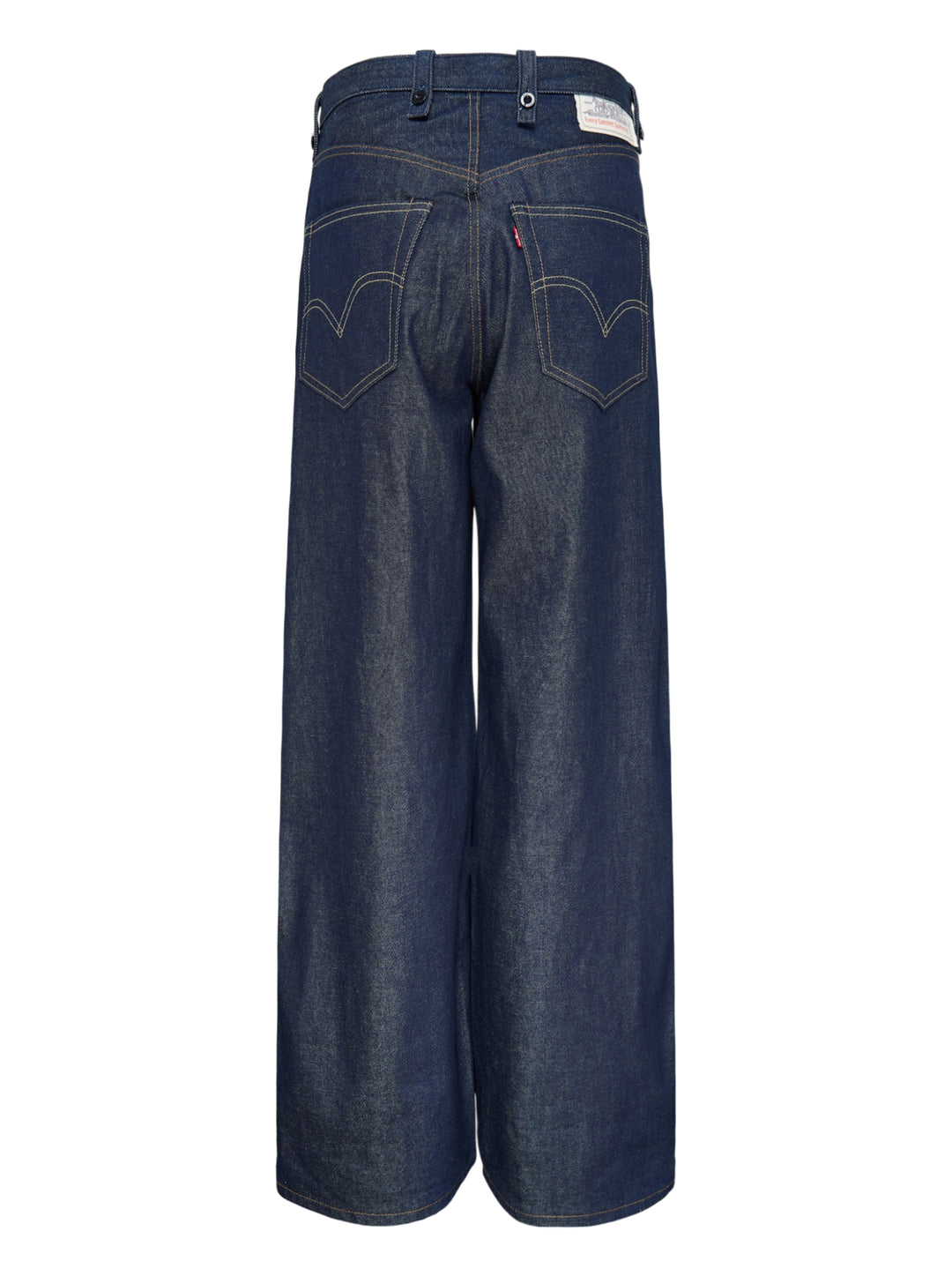 Wide Leg Belted Jeans