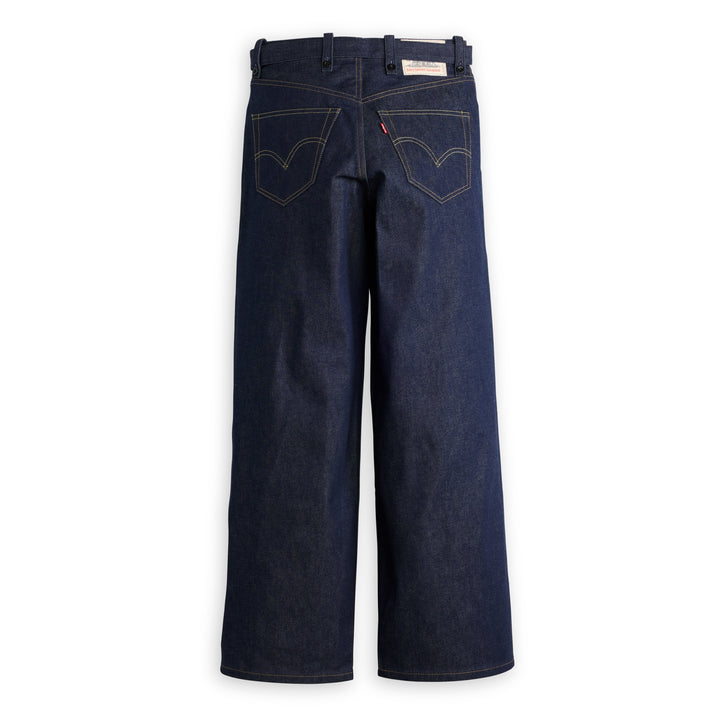Wide Leg Belted Jeans