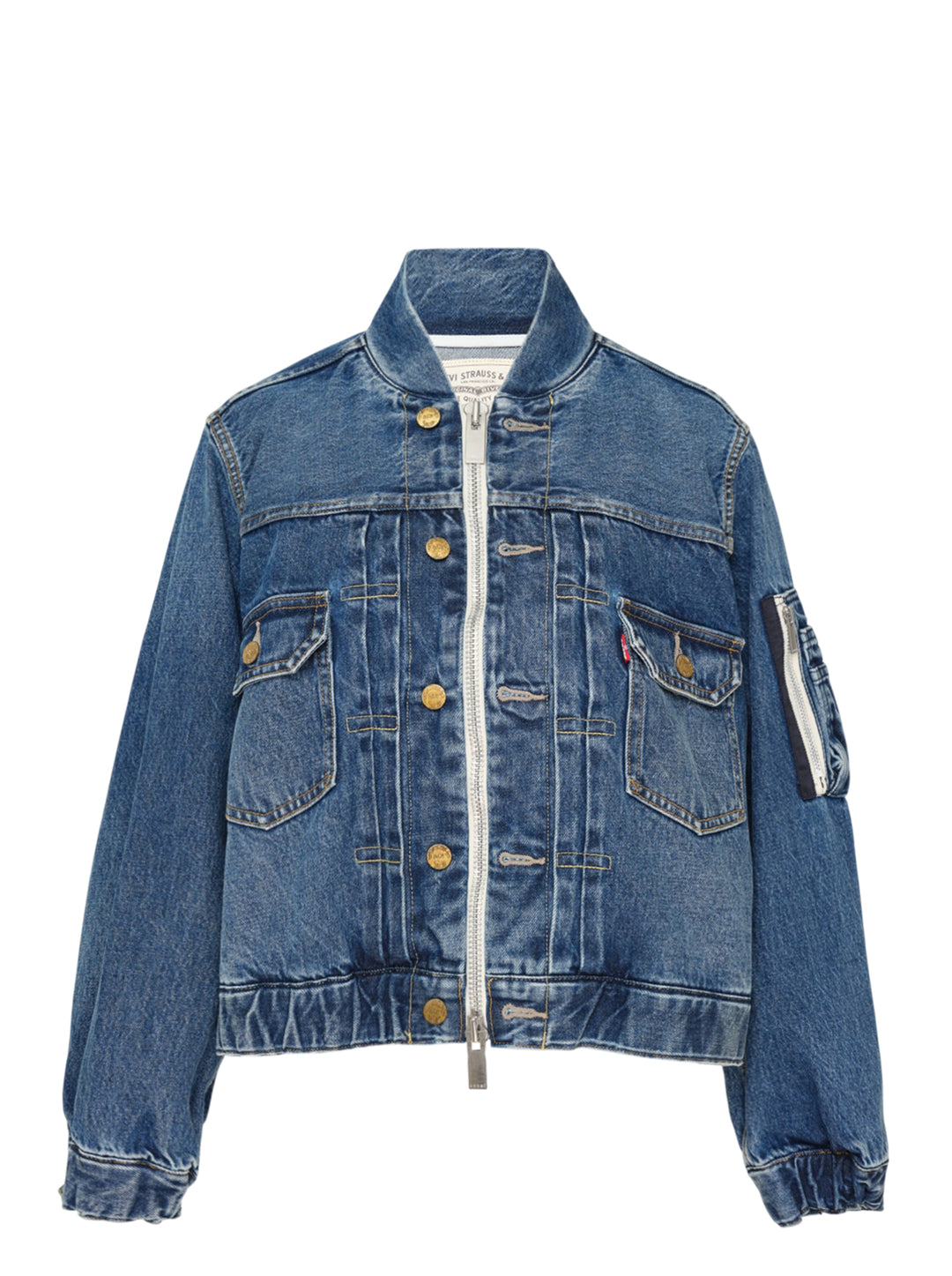Denim Blouson Jacket