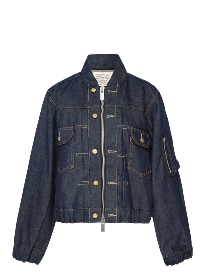Denim Blouson Jacket