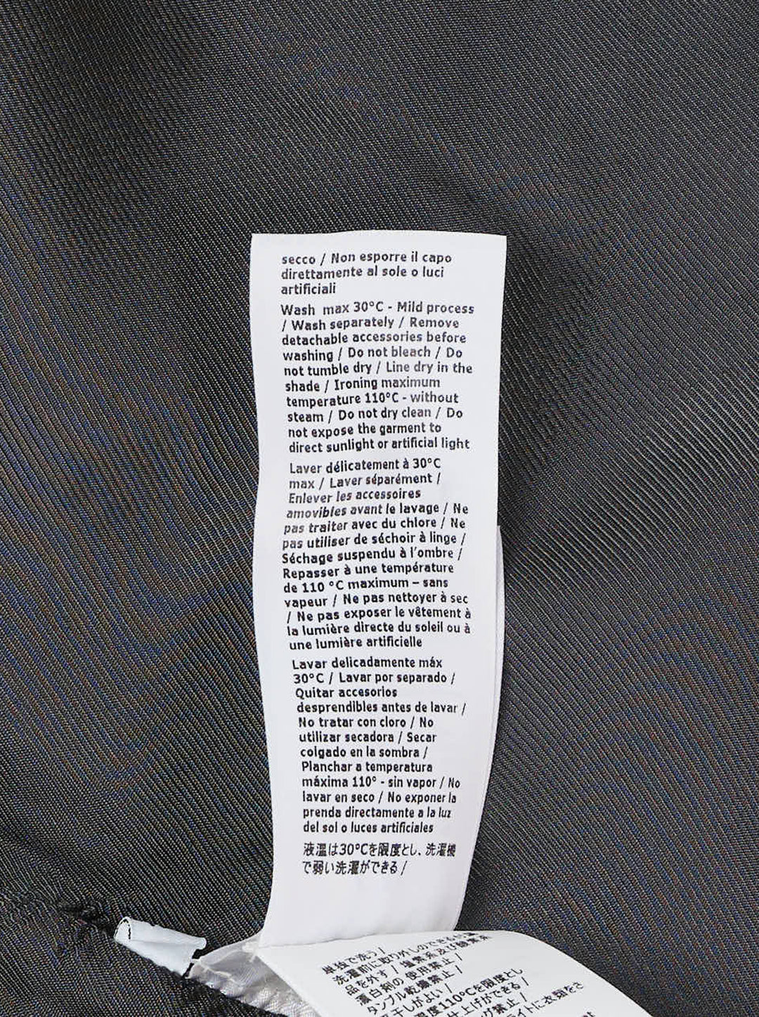 C.P. Company corduroy overshirt in washed charcoal with two large chest pockets and a Lens detail on the sleeve - view 5