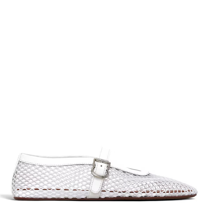 Ballet Flats Patent Mesh