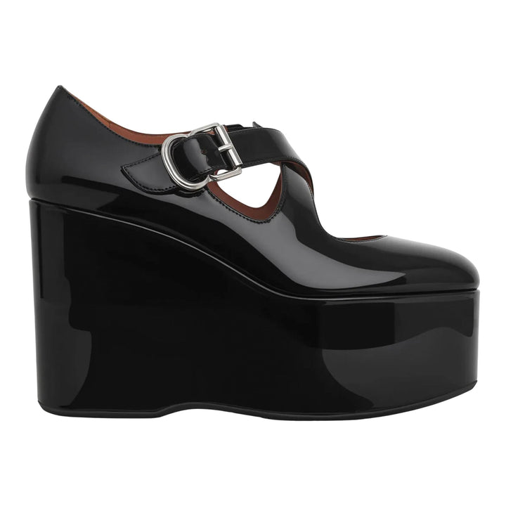 Club21 - ALAIA - Criss Cross Wedges - FLATFORMS - Black