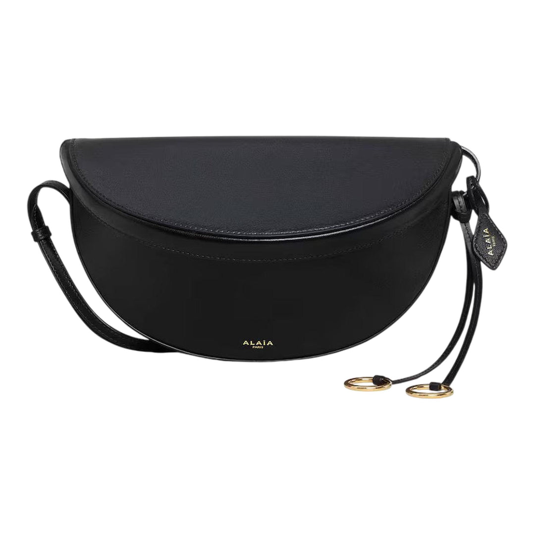 Club21 - ALAIA - EW Shoulder Bag Goatskin - HANDBAGS - Black