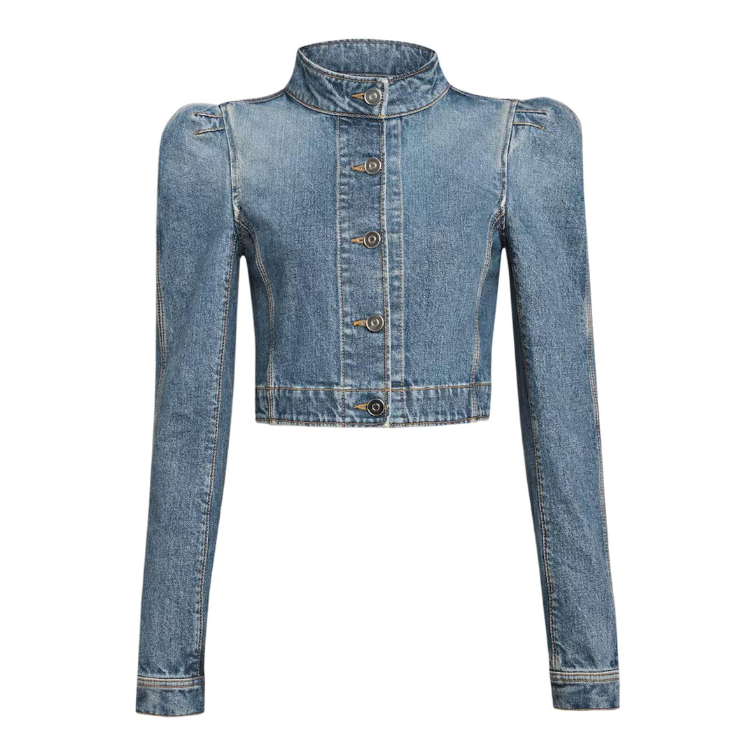 Club21 - ALAIA - Highneck Jacket - BLOUSON - Blue