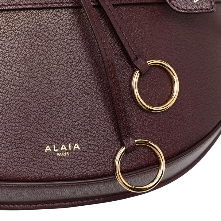 Club21 - ALAIA - Hip East West Bag Goatskin - HANDBAGS - Burgundy