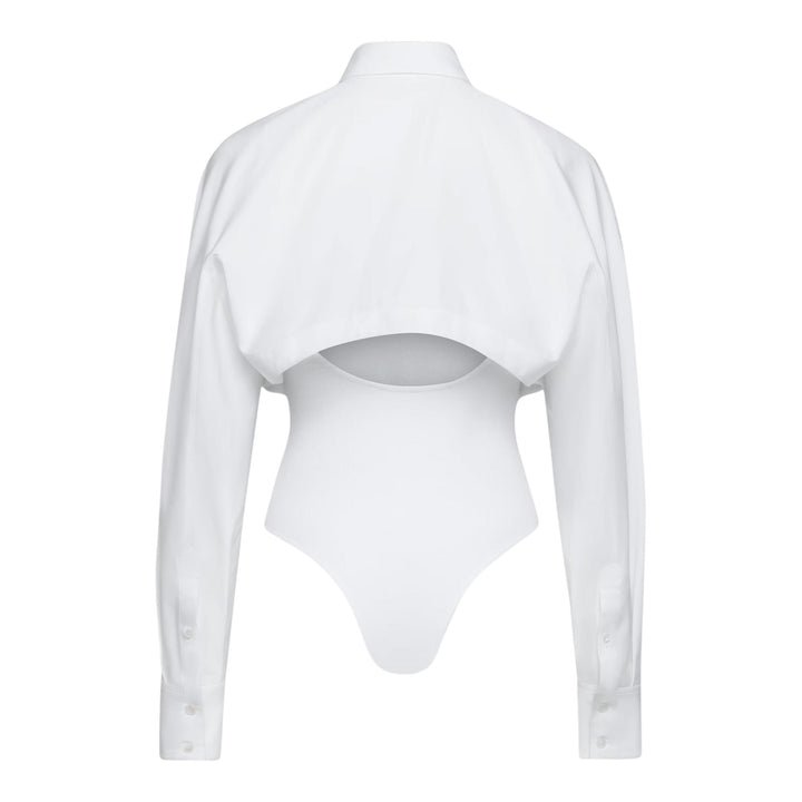 Club21 - ALAIA - Layer Bodyshirt - BODYSUITS - White