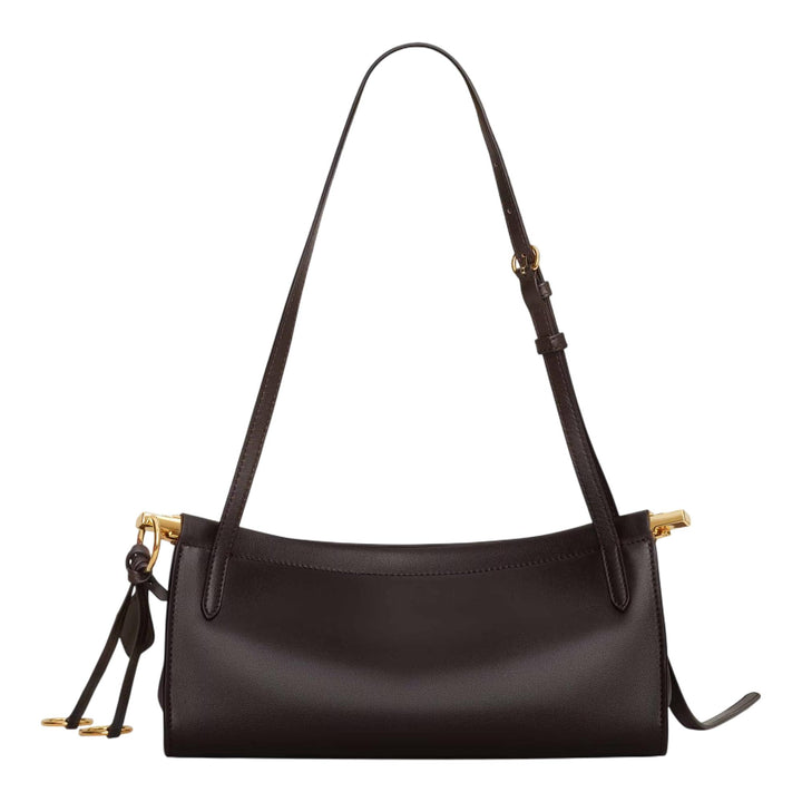Club21 - ALAIA - Le Click East West Small Bag Leather - HANDBAGS - Brown