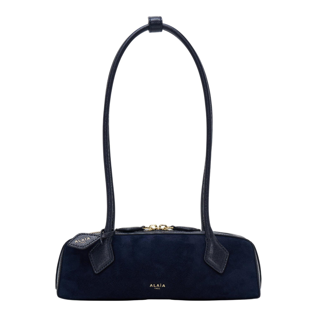 Club21 - ALAIA - Le Teckle Small Nubuck - HANDBAGS - Black