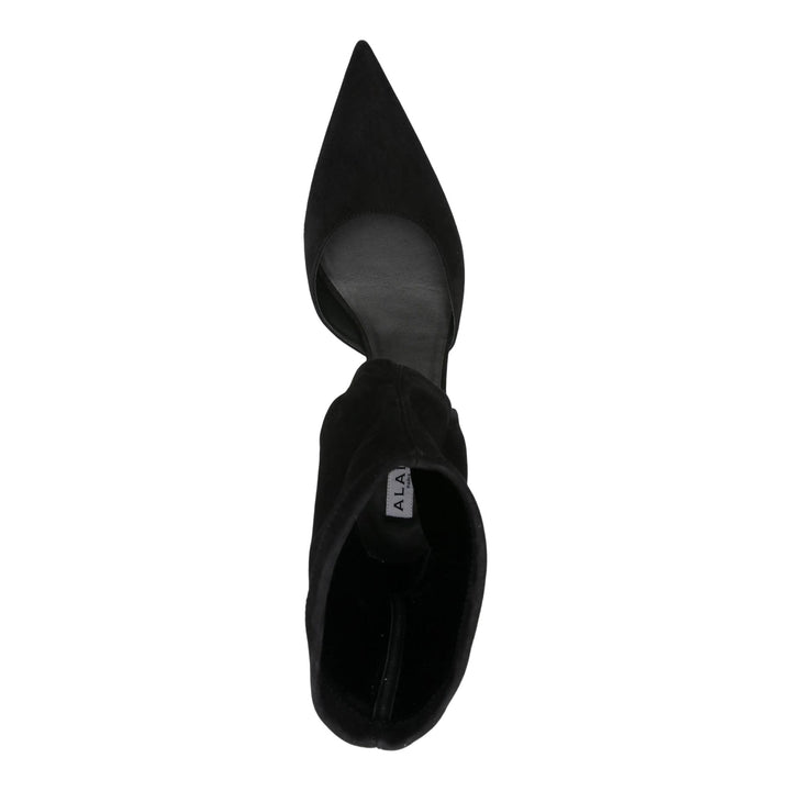 Club21 - ALAIA - Low Boots 55 Suede Goatskin - HEELS - Black