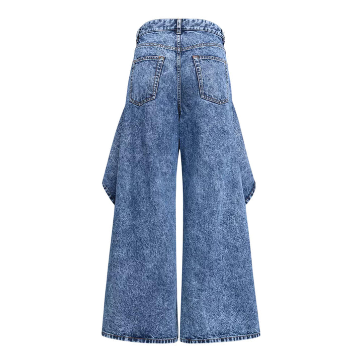Club21 - ALAIA - Ruffle Pants - JEANS - Denim