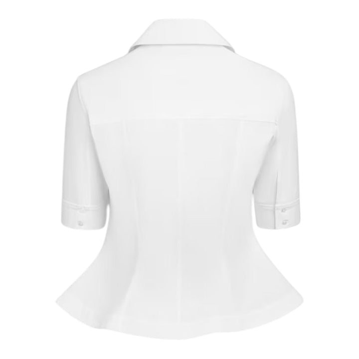 Club21 - ALAIA - Tailored Top - BLOUSES - White