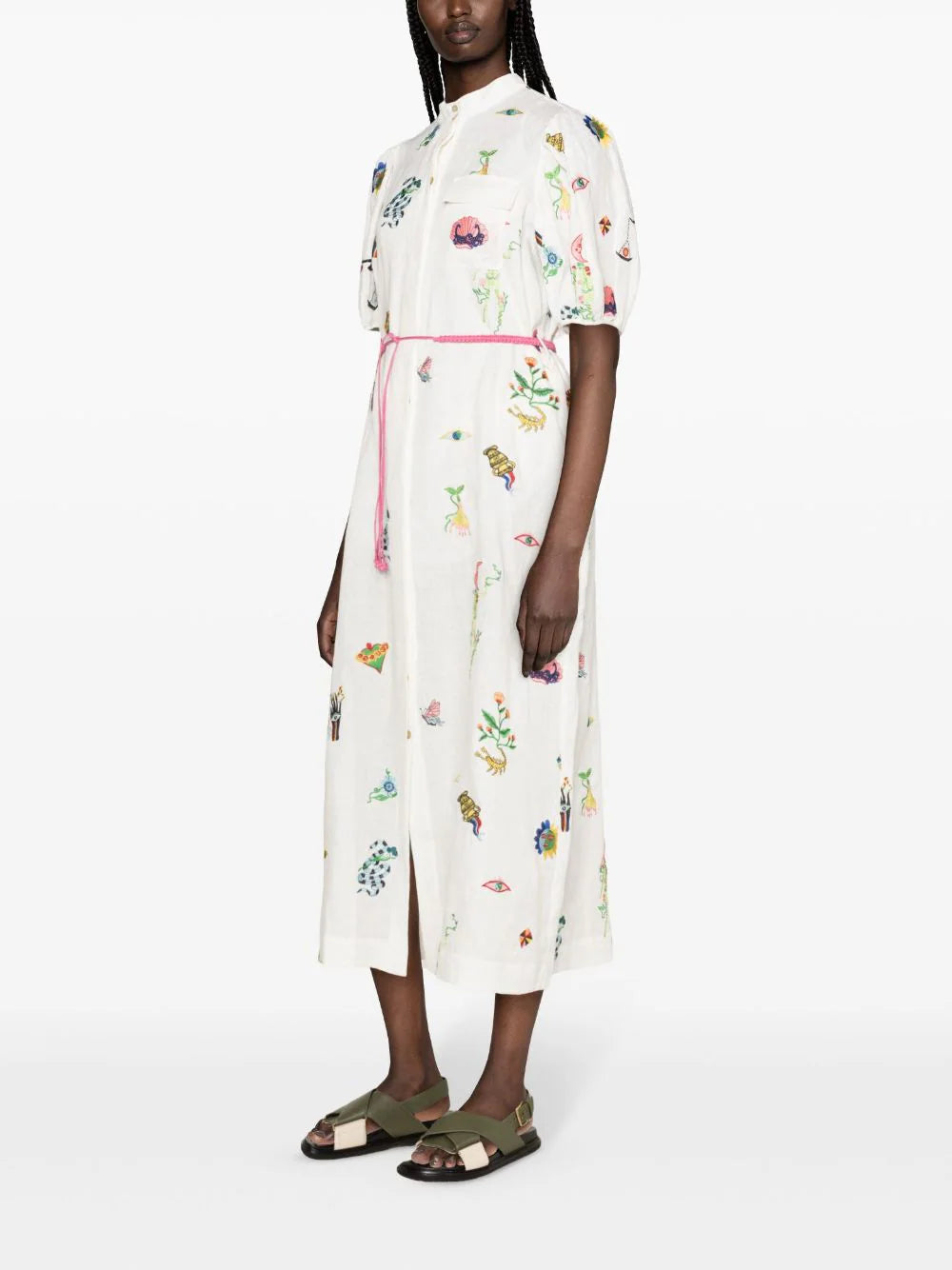 Atticus Embroidered Shirtdress – Club21.com