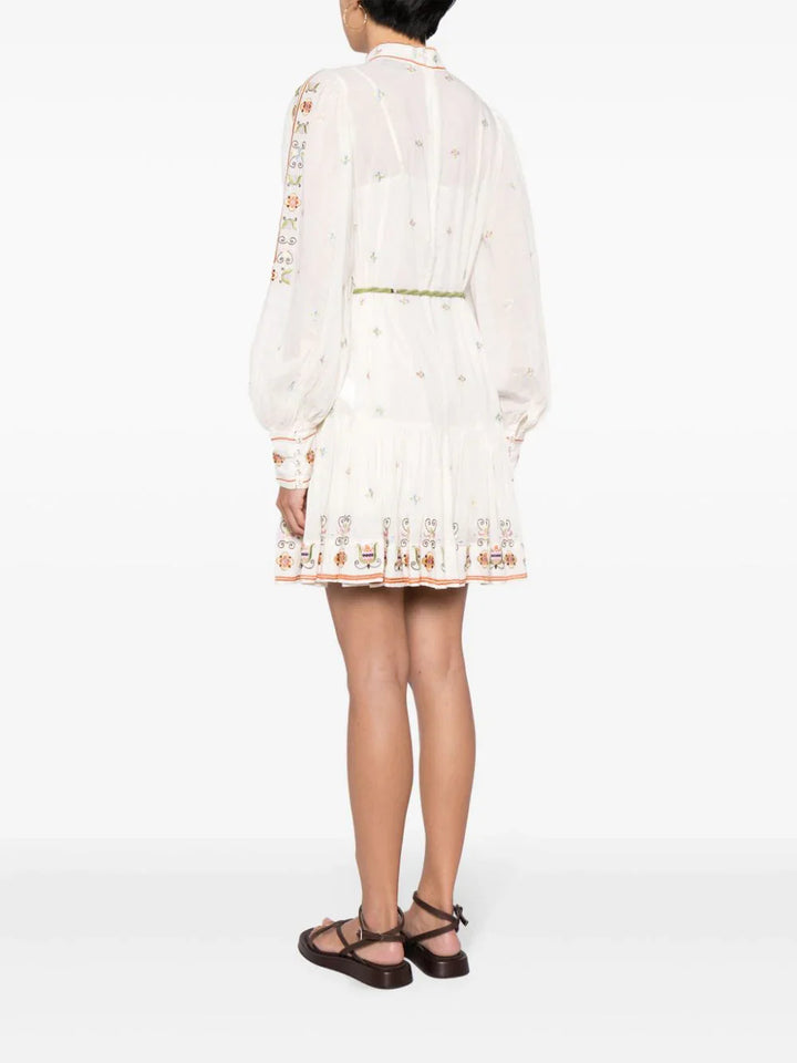 ALEMAIS-Lovella-Mini-Dress-Off-White-4