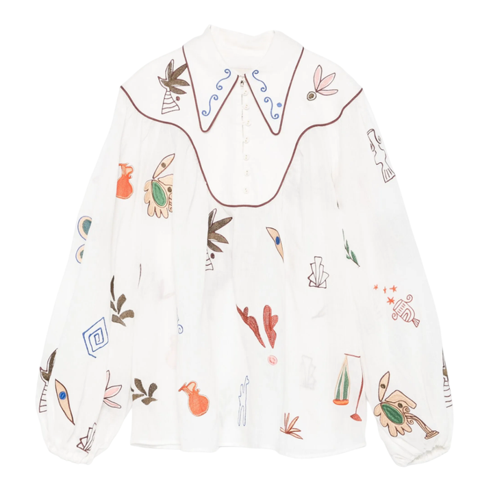 Mina Embroidered Blouse