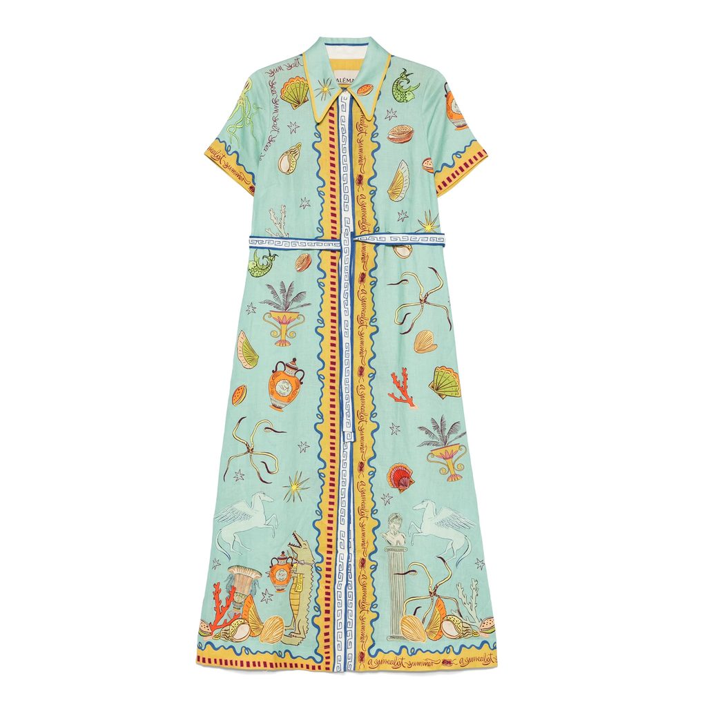 Surrealist Summer Shirt Dress – Club21.com
