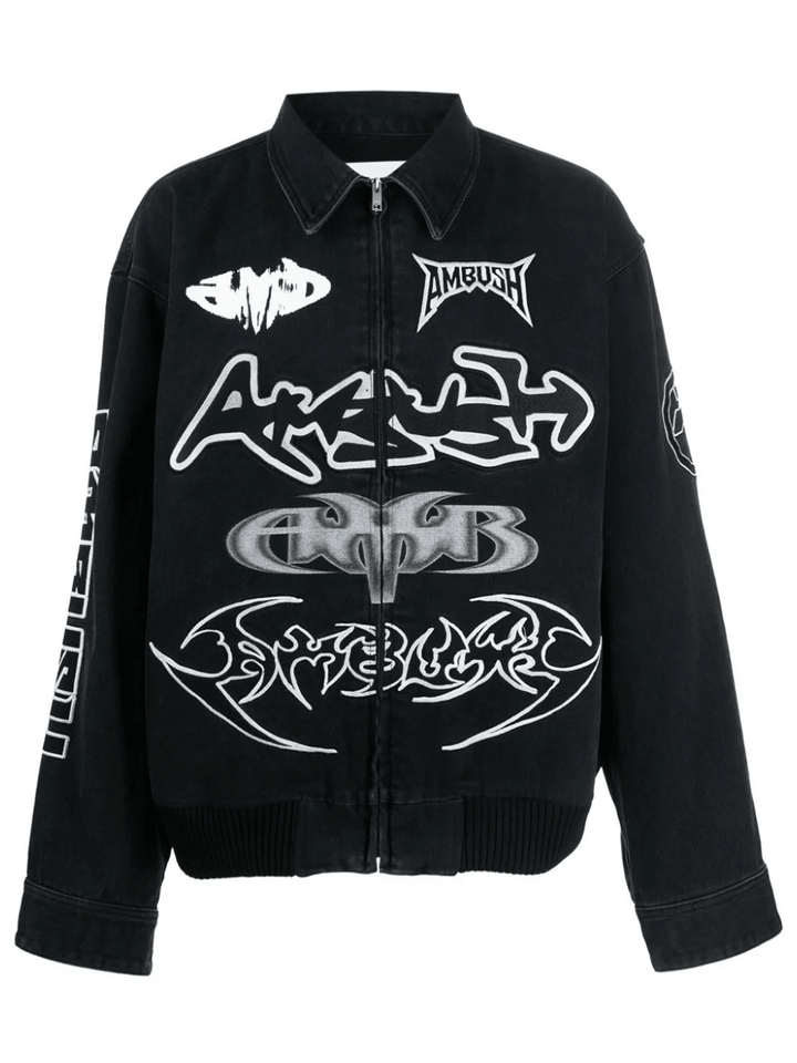 AMBUSH-Patch-Denim-Bomber-Black-1