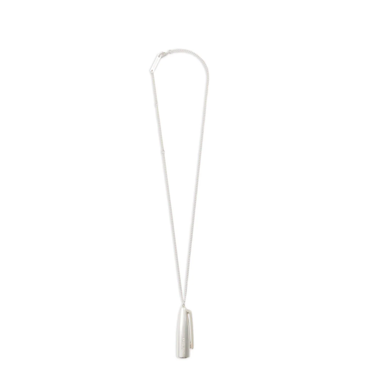 AMBUSH_Marker_Cap_Charm_Necklace_Silver_Silver